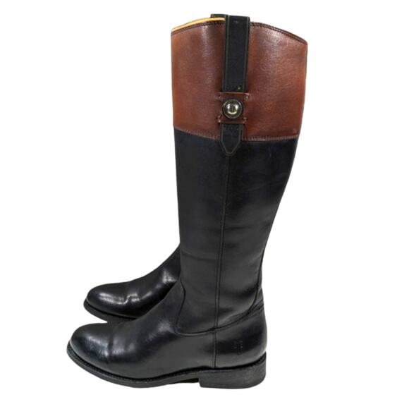 Frye Jayden Button Tall Riding Boots GUC $398 Size 7B   S3080 - Picture 6 of 11